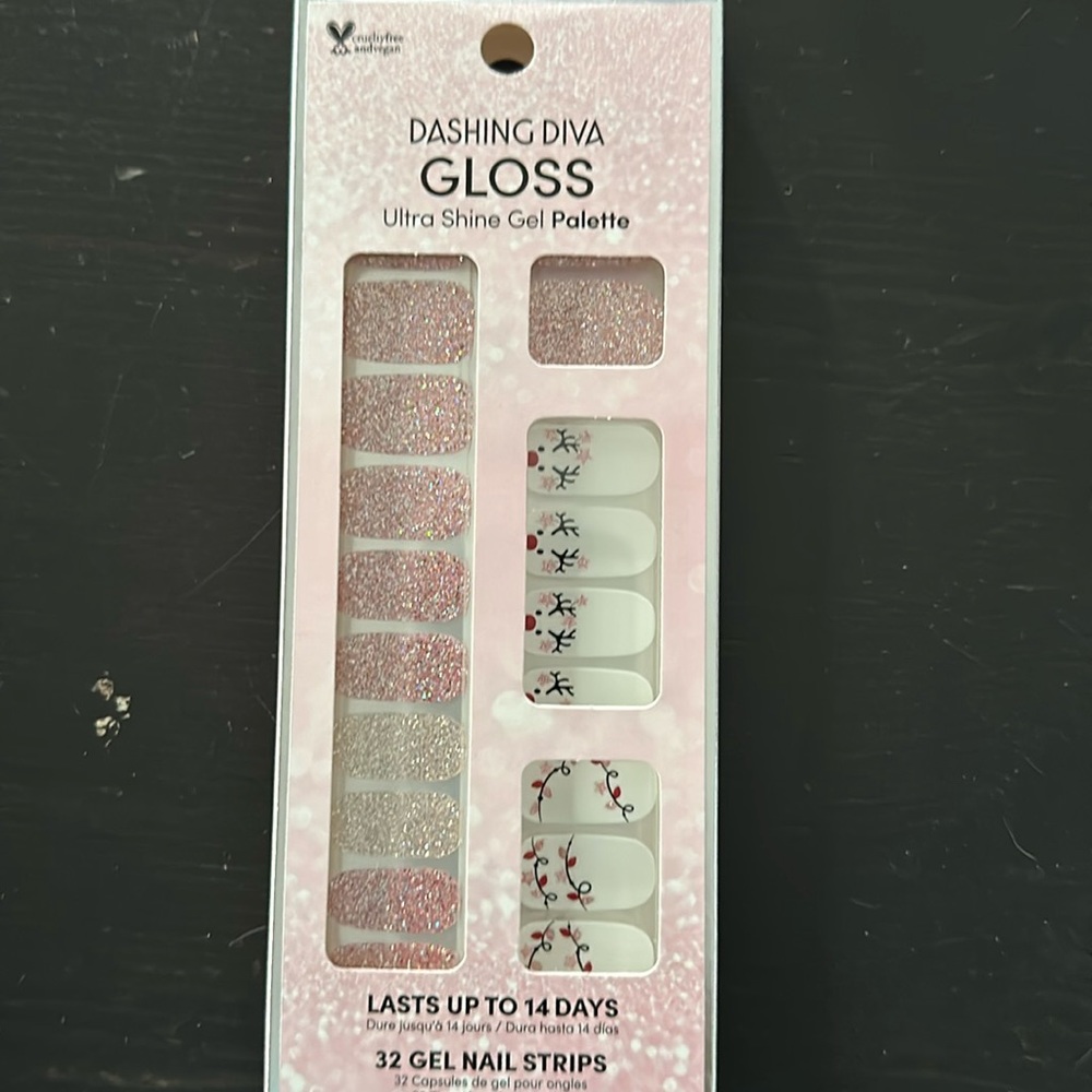 Dashing Diva Gloss Holiday Nail Strips - Light Show